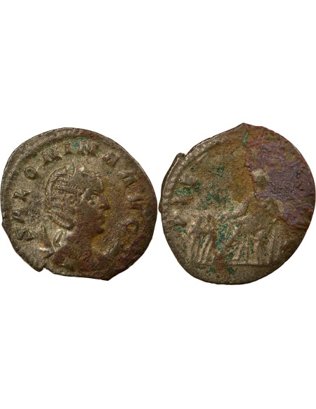 Rome Empire Salonine Pietas 1 antoninien Billon 257-258 R Rome