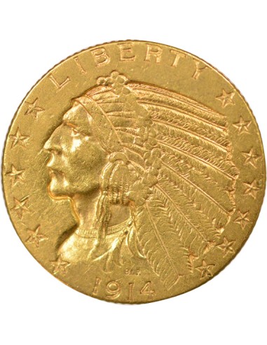 Etats Unis d'Amérique Tête d'Indien 10 dollars Or 1909 D Denver
