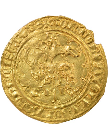 Charles VII Type 2 1 agnel d'or Or 1417-1422 A - Paris