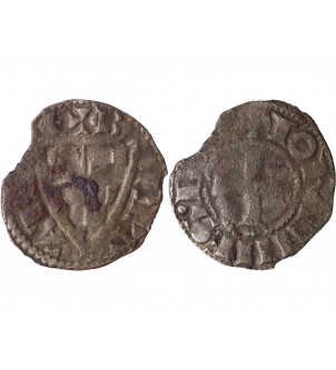 DUCHE DE BRETAGNE, JEAN Ier LE ROUX - DENIER VANNES 2