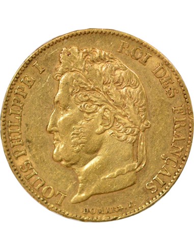 Tête Laurée 20 francs Or 1848 A - Paris
