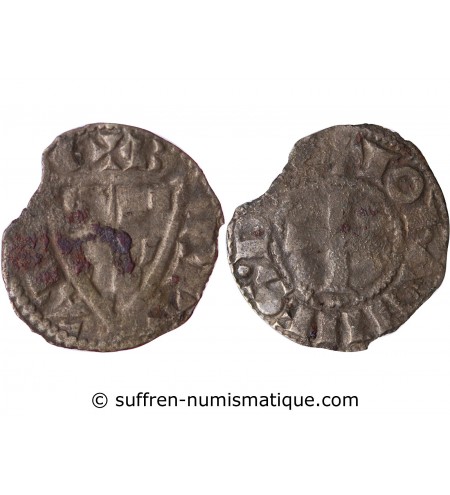 DUCHE DE BRETAGNE, JEAN Ier LE ROUX - DENIER VANNES