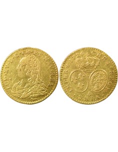 Louis XV Au Buste Habillé 1/2 louis d'or Or 1726 A - Paris