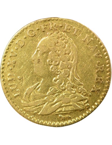 Louis XV Au Buste Habillé 1/2 louis d'or Or 1726 A - Paris