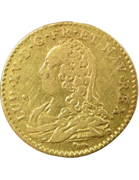 Louis XV Au Buste Habillé 1/2 louis d'or Or 1726 A - Paris