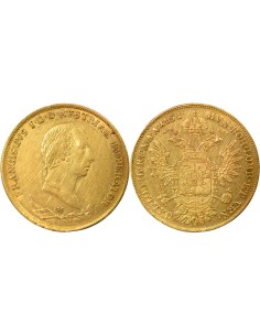 Lombardie-Vénitie François I d'Autriche 1 sovrano Or 1831 M Milan