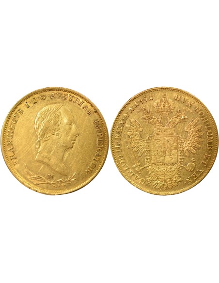 Lombardie-Vénitie François I d'Autriche 1 sovrano Or 1831 M Milan