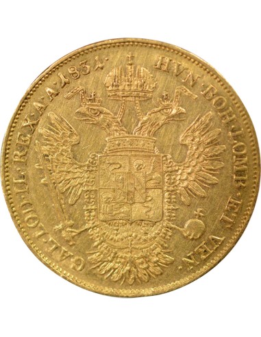 Lombardie-Vénitie François I d'Autriche 1 sovrano Or 1831 M Milan