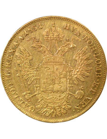 Lombardie-Vénitie François I d'Autriche 1 sovrano Or 1831 M Milan