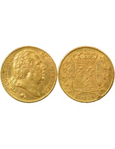 Louis XVIII Louis XVIII - 20 Gold Francs