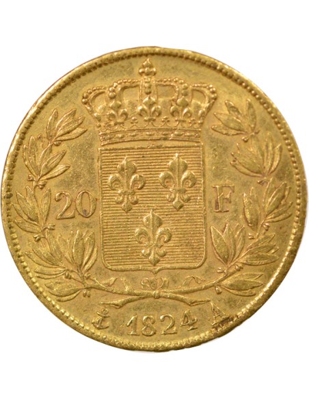 Louis XVIII Louis XVIII - 20 Gold Francs