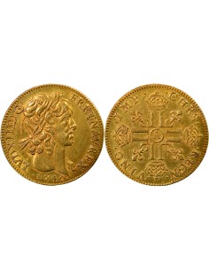 Louis XIII Aux Huit L 1 louis d'or Or 1640 A - Paris