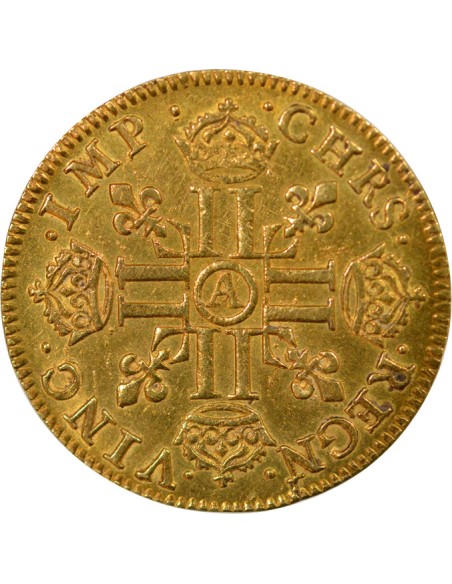 Louis XIII Aux Huit L 1 louis d'or Or 1640 A - Paris