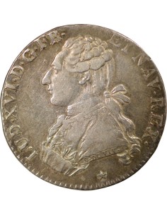 Louis XVI Au Buste Habillé 1/5 ecu Argent 1788 W Lille 2