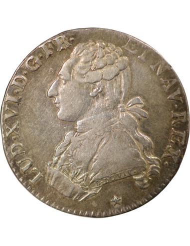 Louis XVI Au Buste Habillé 1/5 ecu Argent 1788 W Lille