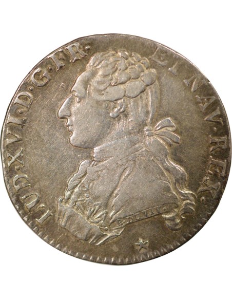 Louis XVI Au Buste Habillé 1/5 ecu Argent 1788 W Lille