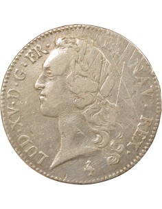 Louis XV Au Bandeau 1 ecu Argent 1769 A - Paris 2