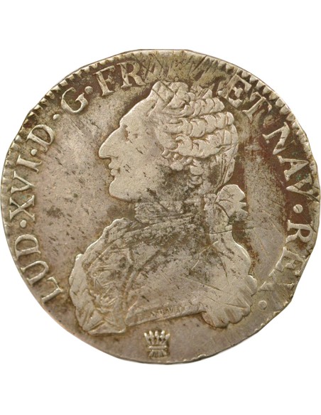 Louis XVI Aux Rameaux d'Olivier 1 ecu Argent 1779 I Limoges