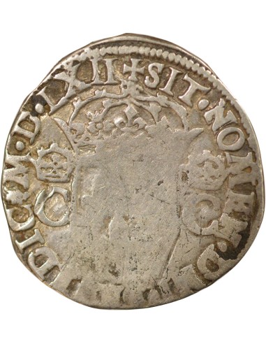 Charles IX 2nd Type teston Argent 1562 T Nantes