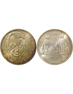 André Malraux 100 francs Argent 1997 Pessac