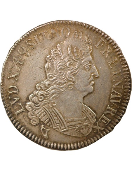 réformé 1/2 ecu Argent 1701 I Limoges