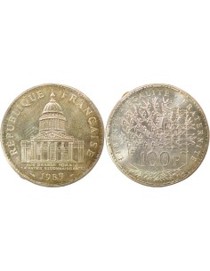 Panthéon 100 francs Argent 1989 Pessac