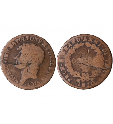 ITALIE, JOACHIM MURAT - 2 GRANI 1810 NAPLES