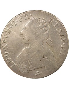 Louis XVI Aux Rameaux d'Olivier 1 ecu Argent 1785 R Orléans 2