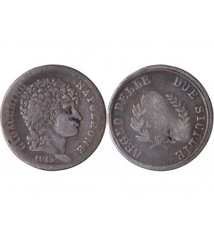 ITALIE, JOACHIM MURAT - 2 LIRE 1813 2