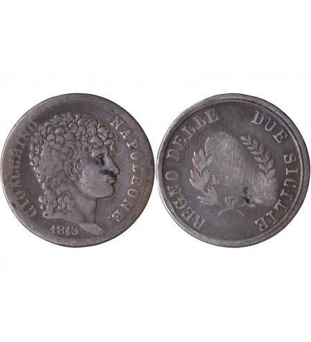 ITALIE, JOACHIM MURAT - 2 LIRE 1813