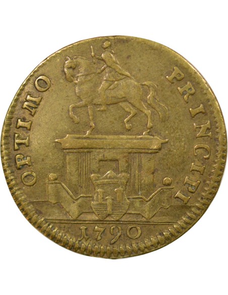 Louis XIV Ville de Bordeaux 1 jeton Laiton 1790