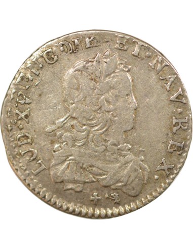 Louis XV Ecu de France 1/6 ecu Argent 1721 R Orléans