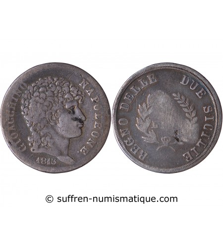 ITALIE, JOACHIM MURAT - 2 LIRE 1813