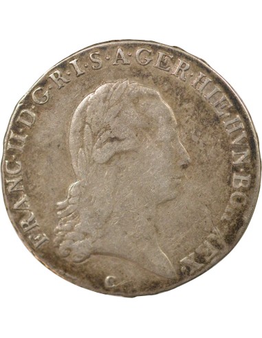 Pays-Bas Autrichiens François II du Saint-Empire 1/2 couronne Argent 1797 C Prague