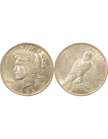 Peace Dollar Argent 1923 Philadelphie - Description Détaillée