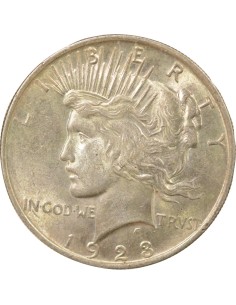 Peace Dollar Argent 1923 Philadelphie - Description Détaillée 2