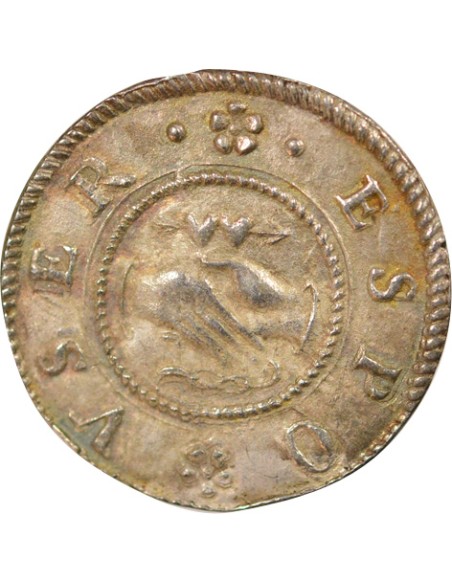 Aux 2 Lys & à la Foi 1 jeton Argent