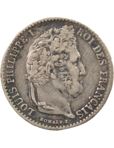 Louis-Philippe Ier 1/4 franc Argent 1834 A - Paris