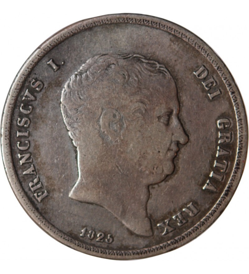 ITALIE, FRANCOIS Ier - 120 GRANI ARGENT 1825 NAPLES