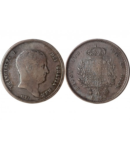 ITALIE, FRANCOIS Ier - 120 GRANI ARGENT 1825 NAPLES