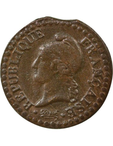Dupré 1 centime Cuivre AN 7 A - Paris