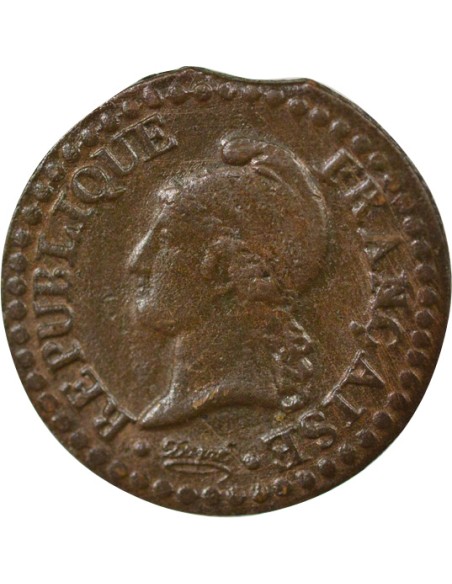 Dupré 1 centime Cuivre AN 7 A - Paris