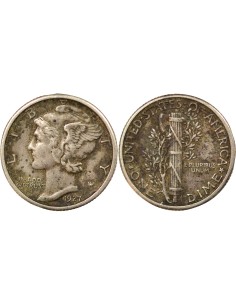 Etats Unis d'Amérique Mercury 1 dime Argent 1927 Philadelphie