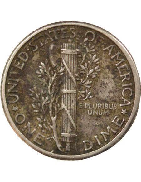 Etats Unis d'Amérique Mercury 1 dime Argent 1927 Philadelphie