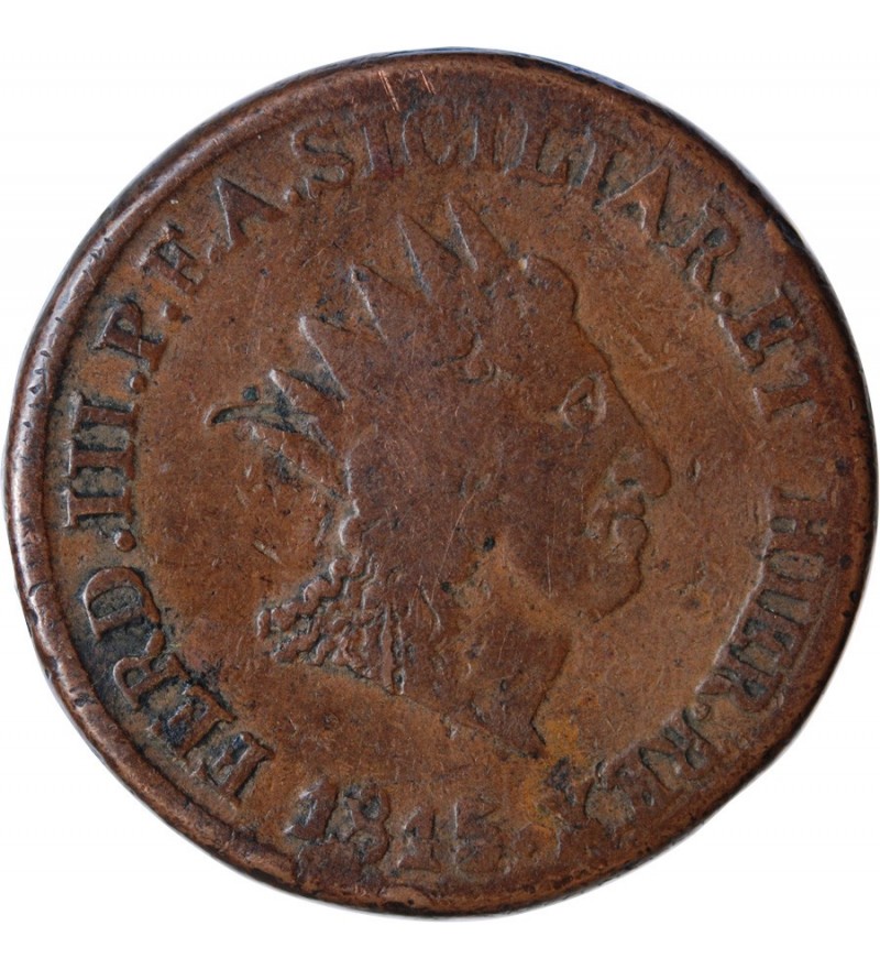 ITALIE, SICILE, FERDINAND III - 10 GRANI 1815