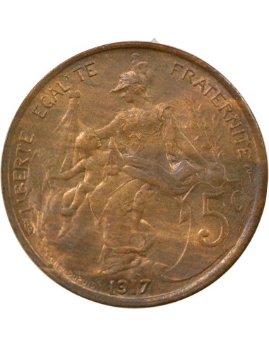Dupuis 5 centimes Bronze 1917 A - Paris