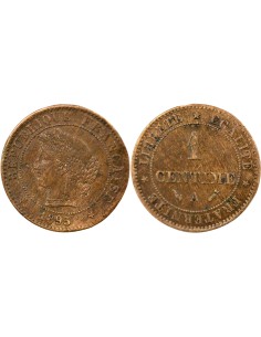 IIIe République 1 centime Bronze 1895 A - Paris