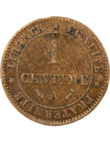 IIIe République 1 centime Bronze 1895 A - Paris