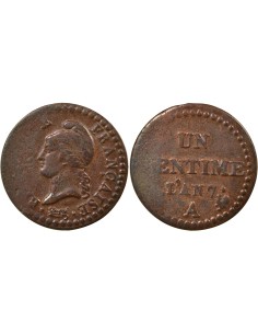Dupré 1 centime Cuivre AN 7 A - Paris