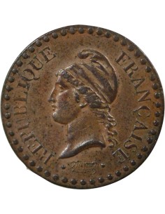 Dupré 1 centime Cuivre 1848 A - Paris 2